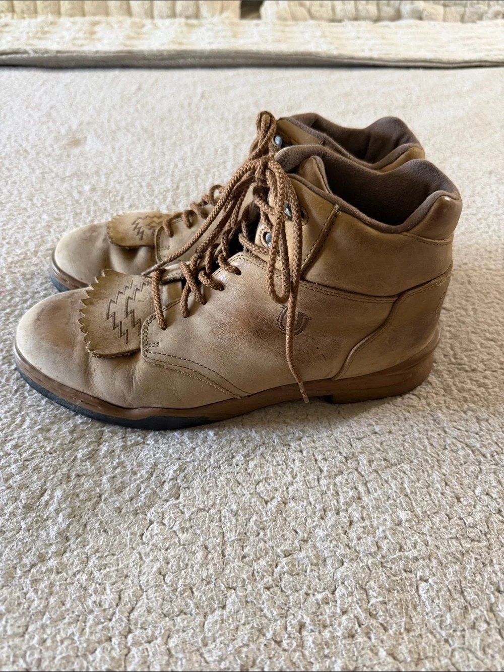 Roper Brown Leather Men's Chukka Boots Size 10
